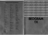 Bang & Olufsen - Beogram_TX-Owners-Manual